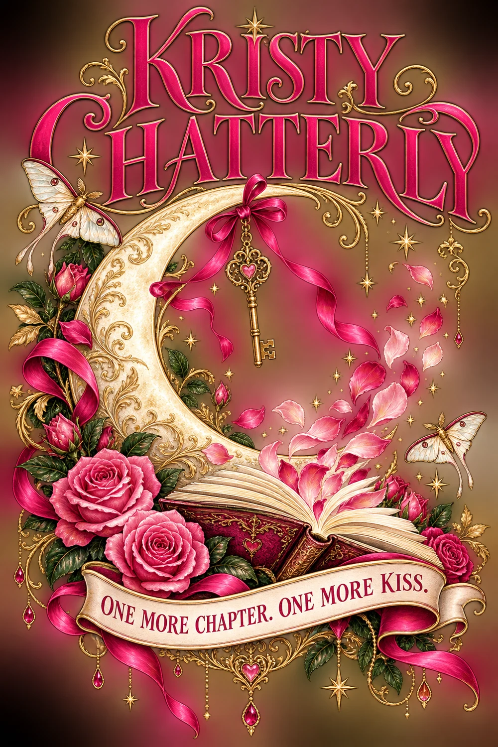 Approved artwork preview — One More Chapter. One More Kiss.